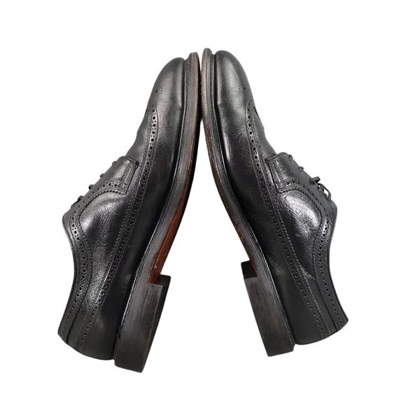 Hy Test Shoes Mens 8.5 Oxford Derby Wingtip Brogue Safety Work Leather Classic - Picture 8 of 16